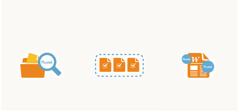 将扫描文件转为可搜索PDF，自动嵌入文字标签或批次标签。查找文件只需输入关键字即可。