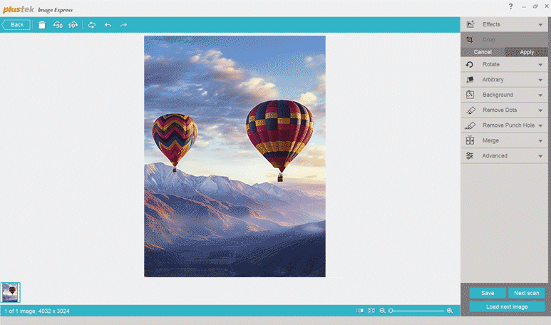 Crop any area you want to keep in the documents